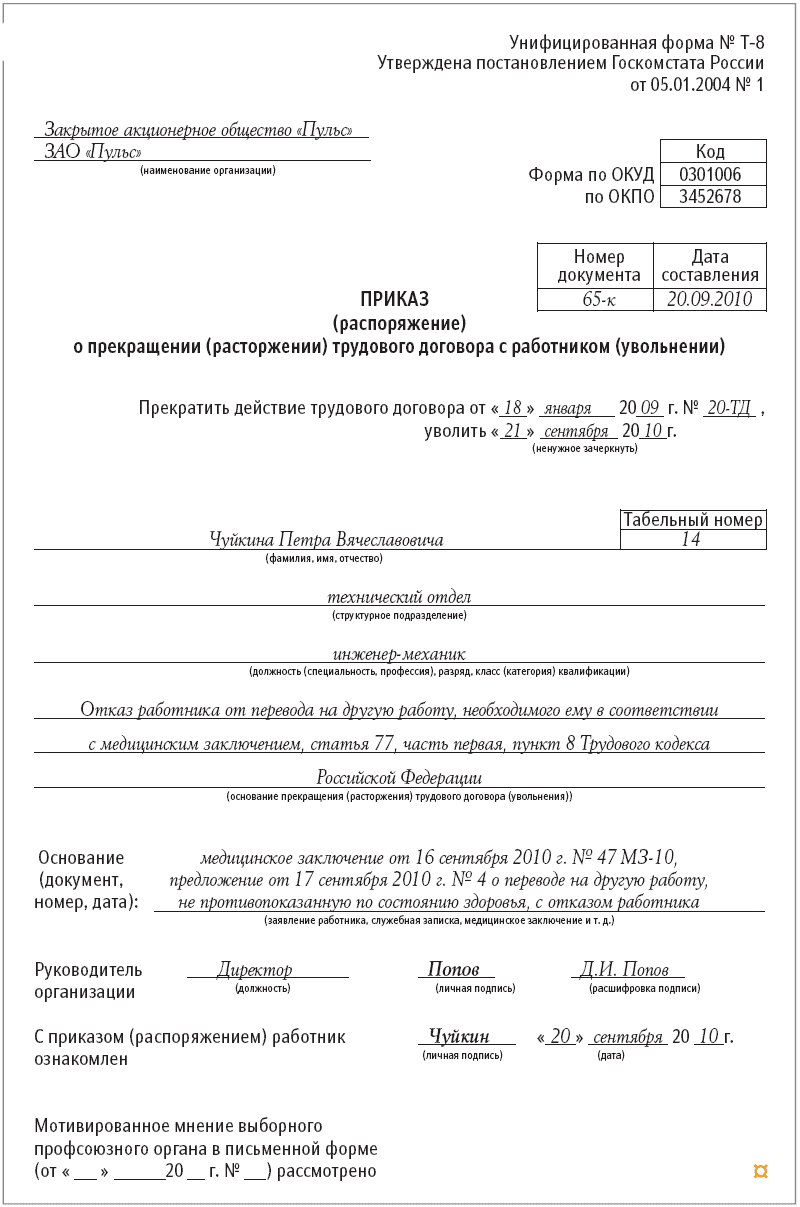 Образец приказа о временном переводе смотрите в рубрике полезная документация на с 28 журнала