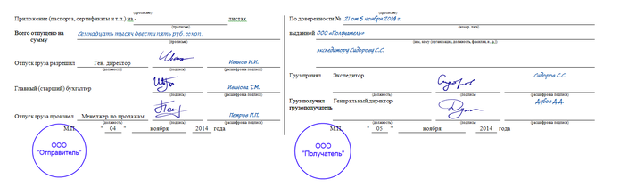 Как поставить подпись за другого человека с чертой образец